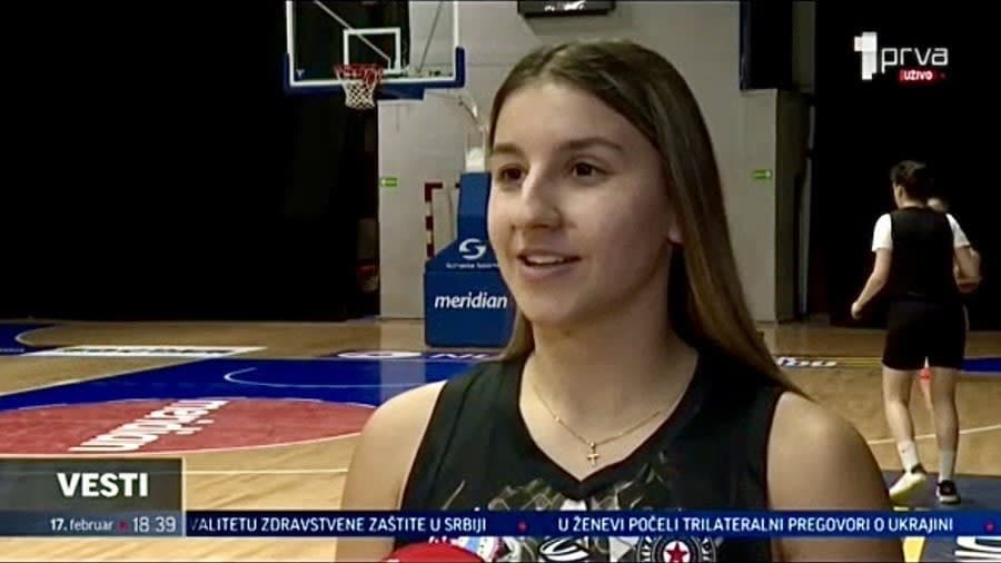Sara Vasiljević za Prvu TV: Dres Partizana nosi posebnu odgovornost